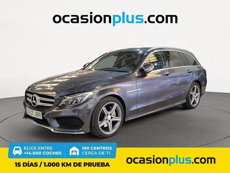 Gris / plata Usado 2016 Mercedes C220 AMG line Familiar | 20.750 € (Precio justo) - Imagen 1/4