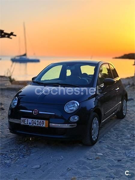 Usado Fiat 500 Lounge 69 CV (50 kW) 2010 Azul Berlina