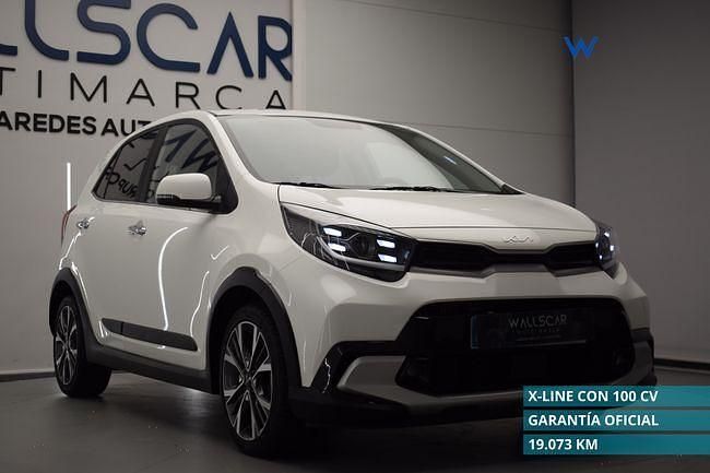 Usado Kia Picanto X-Line 100 CV (73 kW) 2022 Blanco Utilitario