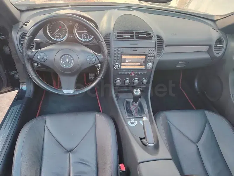 Usado Mercedes SLK200 Edition 184 CV (135 kW) 2010 Negro Descapotable