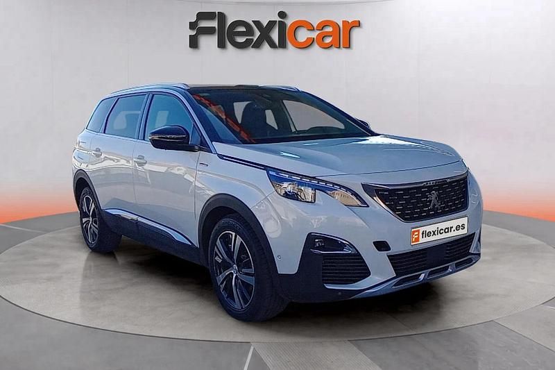 Blanco Usado 2019 Peugeot 5008 GT-line Monovolumen | 16.990 € (Super precio) - Imagen 1/4