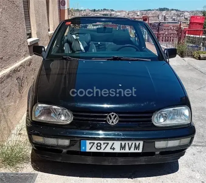 Usado VW Golf Cabriolet 75 CV (55 kW) 1995 Negro Descapotable