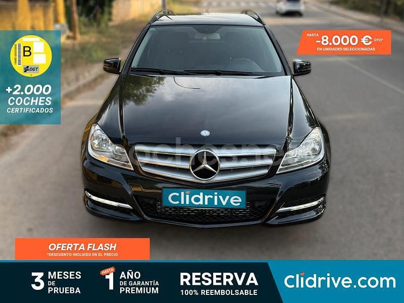Negro Usado 2013 Mercedes C180 Familiar | 9190 € (Buen precio) - Imagen 1/3