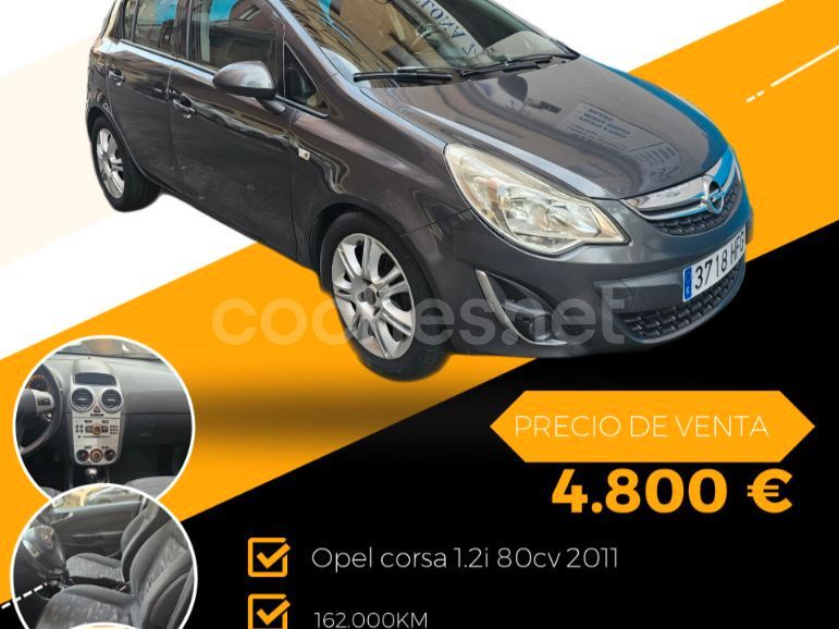 Gris / plata Usado 2011 Opel Corsa Essentia Berlina | 4800 € (Precio justo) - Imagen 1/4