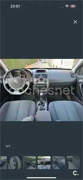 Usado Renault Mégane GrandTour Authentique 105 CV (77 kW) 2004 Negro Familiar