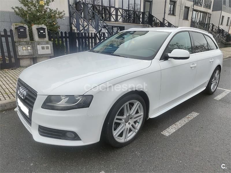 Usado Audi A4 S-Line 180 CV (132 kW) 2009 Blanco Familiar
