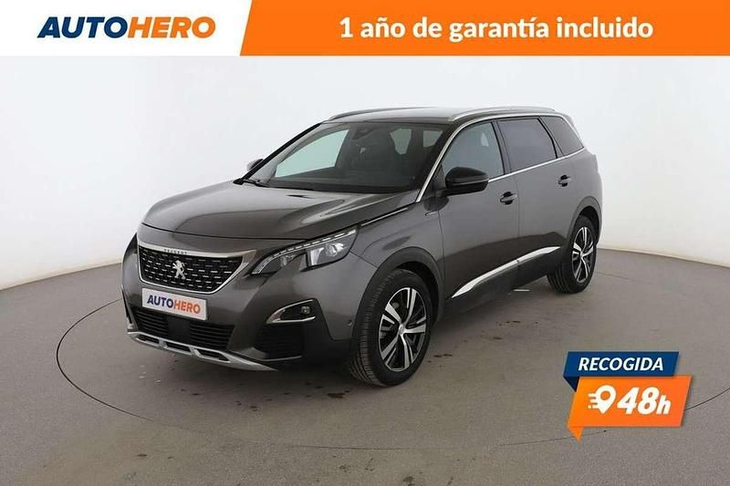 Gris Usado 2019 Peugeot 5008 GT Monovolumen | 19.618 € (Precio justo) - Imagen 1/3