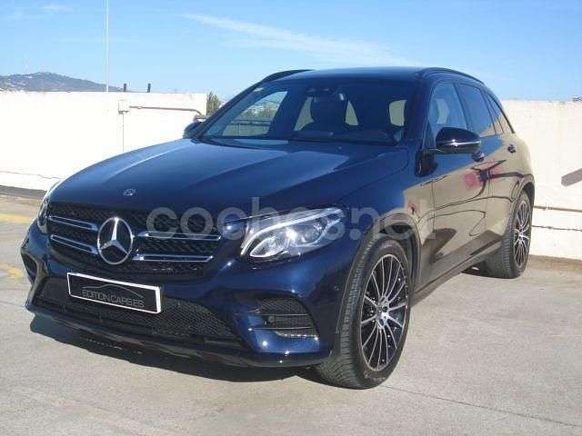 Usado Mercedes GLC250 211 CV (155 kW) 2018 Azul SUV