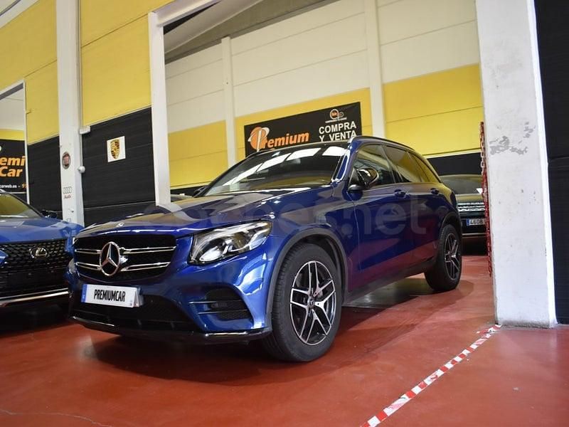Usado Mercedes GLC250 211 CV (155 kW) 2019 Azul SUV