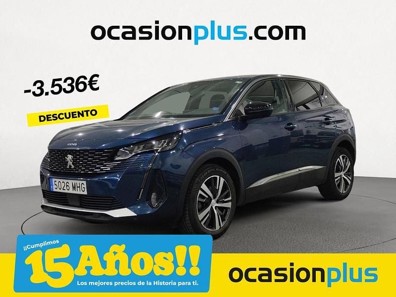 Azul Usado 2023 Peugeot 3008 Allure SUV | 18.550 € (Precio justo) - Imagen 1/4