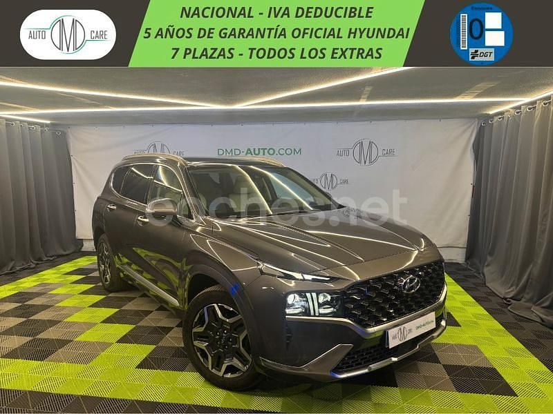Gris / plata Usado 2022 Hyundai Santa Fe Style SUV | 40.990 € (Precio justo) - Imagen 1/4