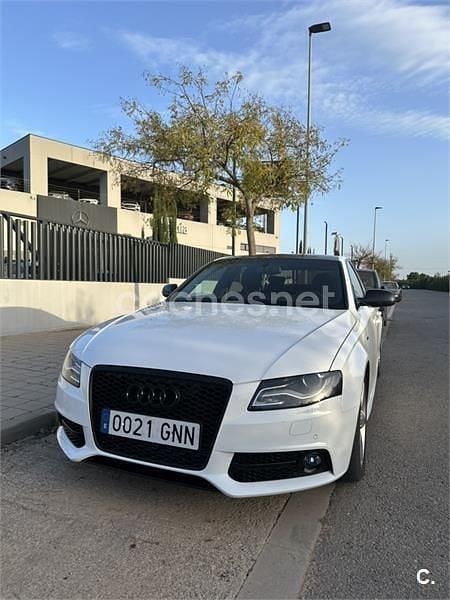Usado Audi A4 S-Line 211 CV (155 kW) 2009 Blanco Berlina
