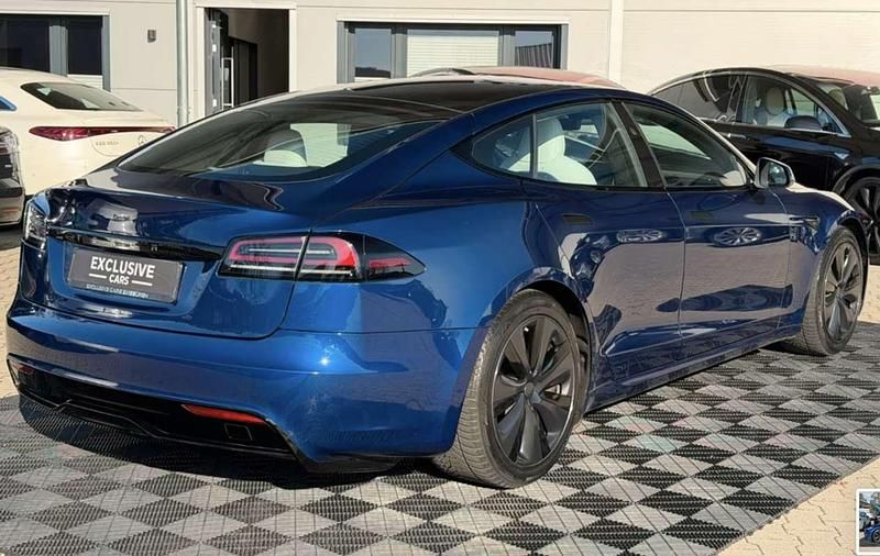 Usado Tesla Model S Long Range AWD 492 kW (670 CV) 2023 Azul Utilitario
