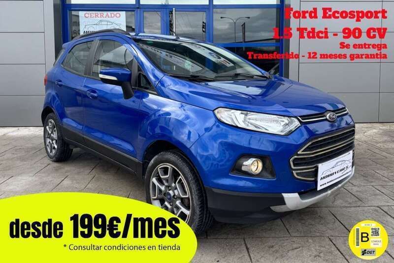 Azul Usado 2014 Ford Ecosport Titanium SUV | 8500 € (Precio justo) - Imagen 1/4