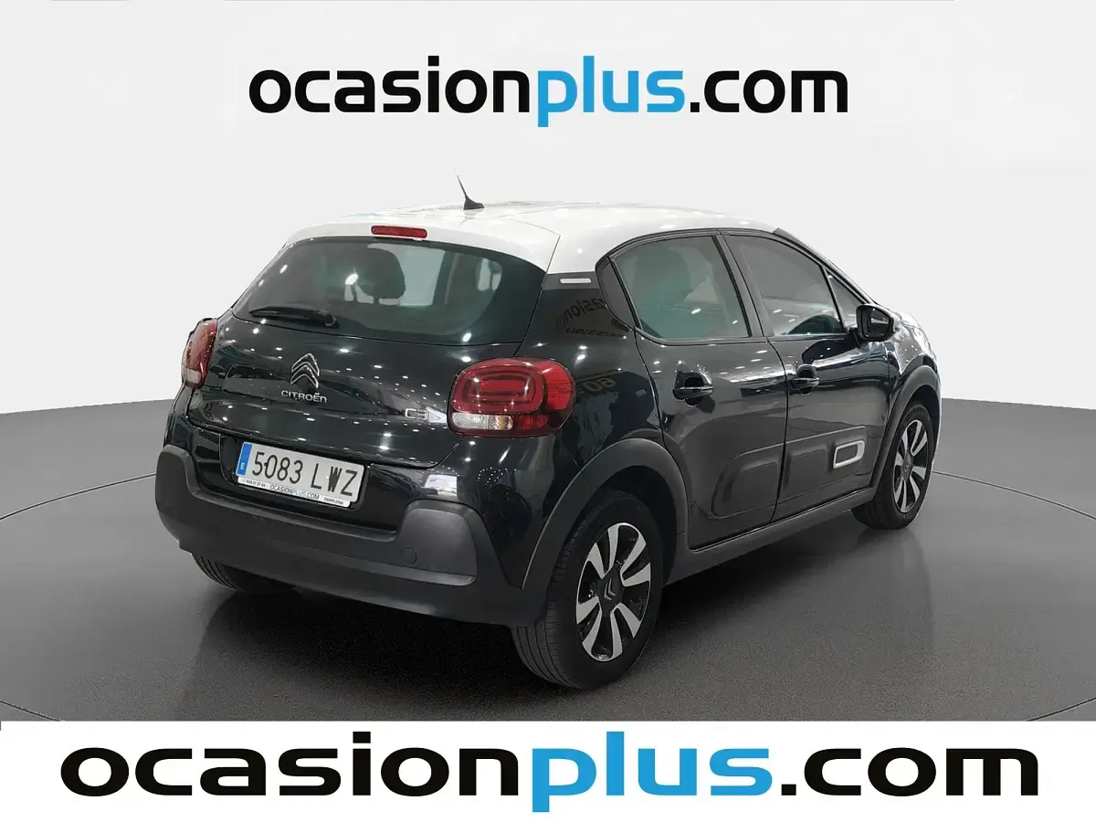 Usado Citroën C3 Feel 110 CV (80 kW) 2022 Negro Utilitario