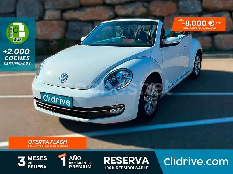 Blanco Usado 2014 VW Beetle Design Descapotable | 16.190 € (Precio justo) - Imagen 1/4