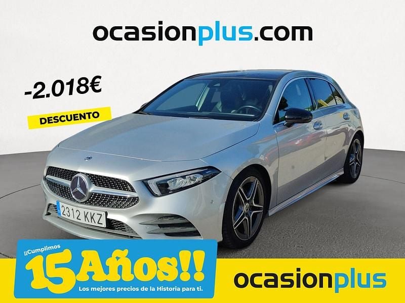 Gris / plata Usado 2018 Mercedes A200 Berlina | 22.200 € (Precio justo) - Imagen 1/4