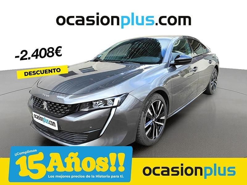 Gris Usado 2023 Peugeot 508 GT Berlina | 26.490 € (Precio justo) - Imagen 1/4