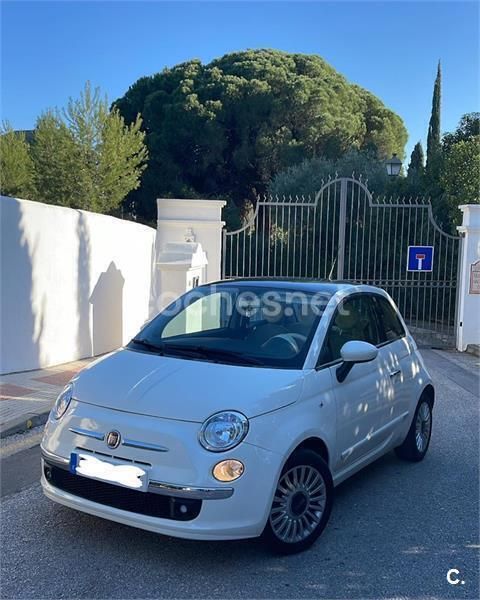 Usado Fiat 500 Lounge 69 CV (50 kW) 2009 Blanco Berlina