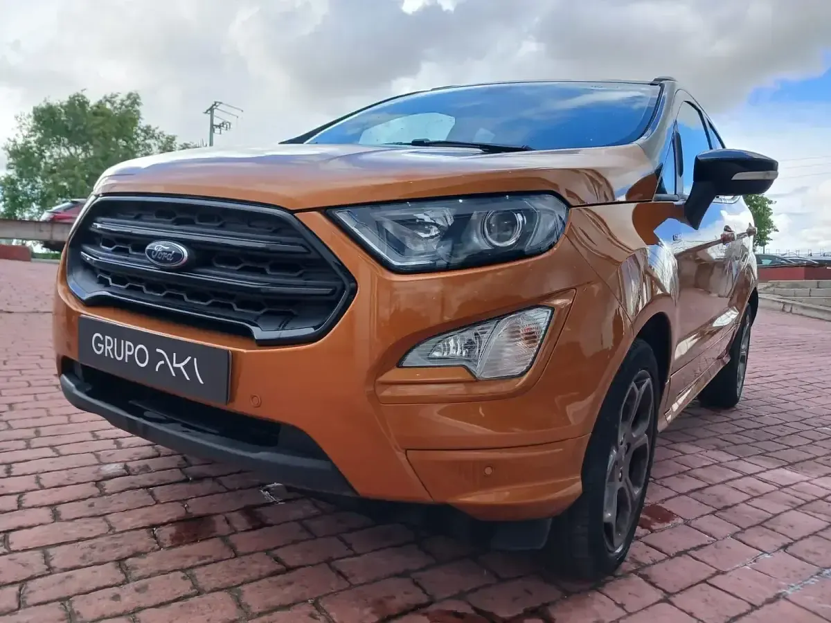 Usado Ford Ecosport Trend 125 CV (91 kW) 2018 Rojo SUV