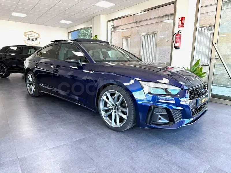 Usado Audi A5 Sportback S-Line 204 CV (150 kW) 2025 Azul Utilitario