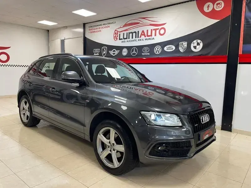 Usado Audi Q5 S-Line 230 CV (169 kW) 2016 Gris / plata SUV