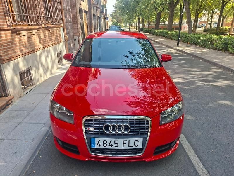 Usado Audi A3 Ambition 170 CV (125 kW) 2007 Rojo Berlina