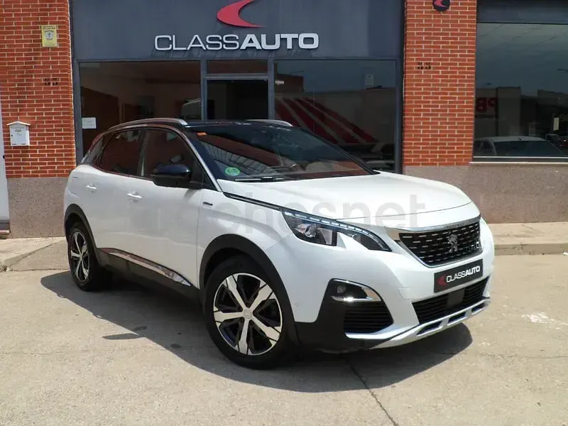 Usado Peugeot 3008 GT-line 130 CV (95 kW) 2017 Blanco SUV