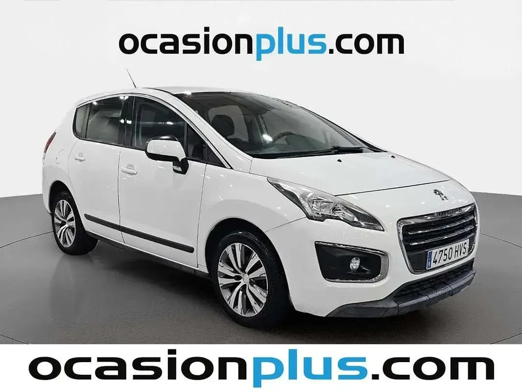 Usado Peugeot 3008 Active 115 CV (84 kW) 2014 Blanco Familiar