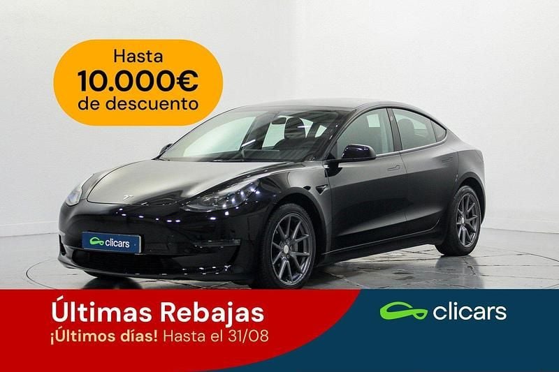 Negro Usado 2022 Tesla Model 3 Berlina | 28.390 € (Precio justo) - Imagen 1/4