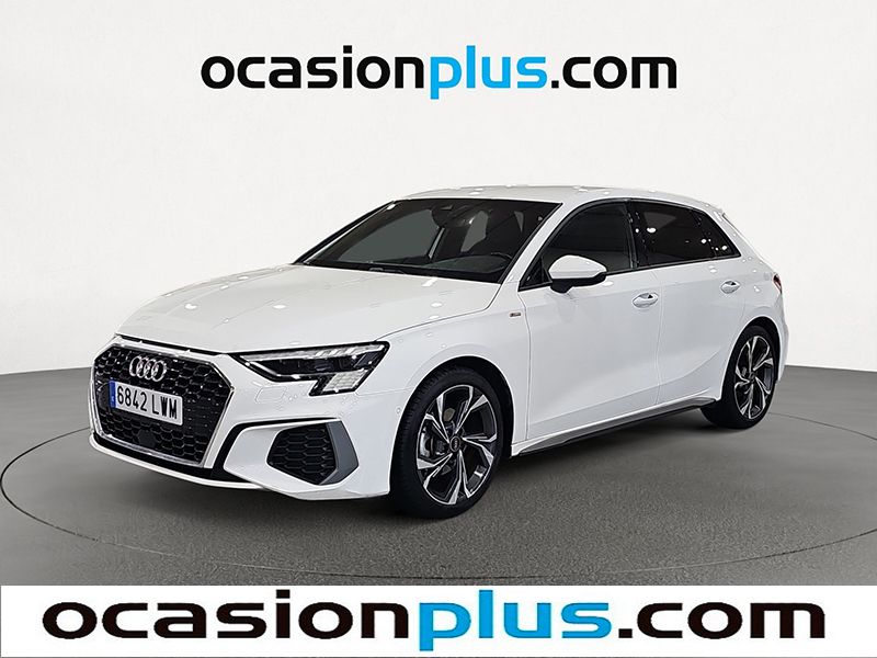 Blanco Usado 2022 Audi A3 Sportback S-Line Utilitario | 27.264 € (Un poco caro) - Imagen 1/4