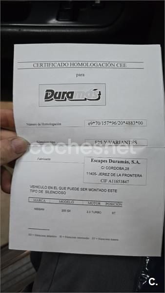 Usado Nissan 200 SX 200 CV (147 kW) 1999 Negro Coupe