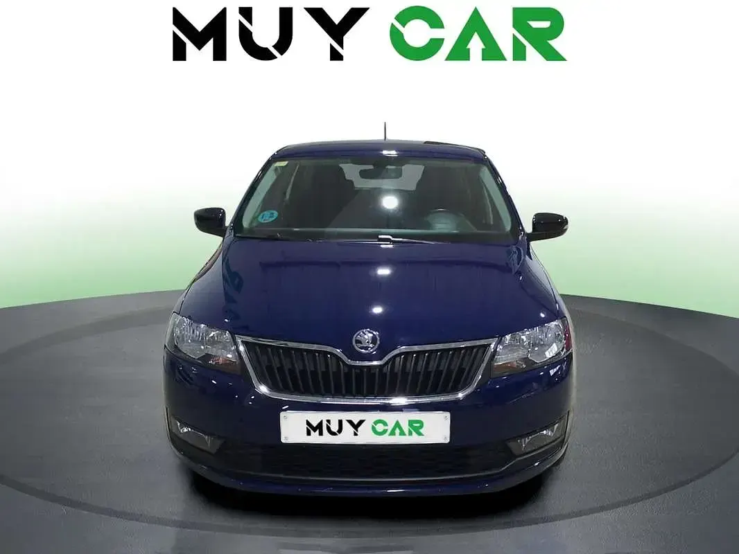 Usado Skoda Rapid Ambition 110 CV (80 kW) 2018 Azul Utilitario