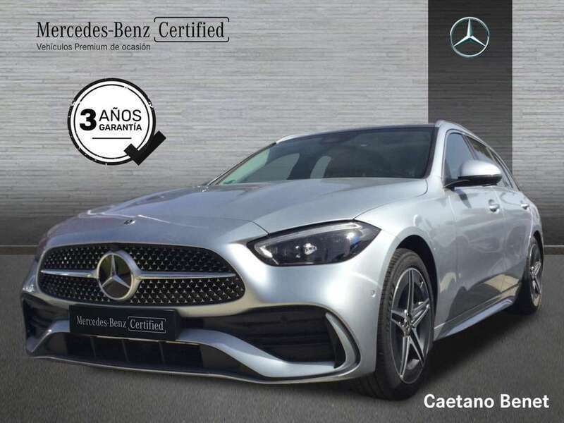 Plata hightech Usado 2024 Mercedes C300e AMG line Familiar | 52.950 € (Precio justo) - Imagen 1/4