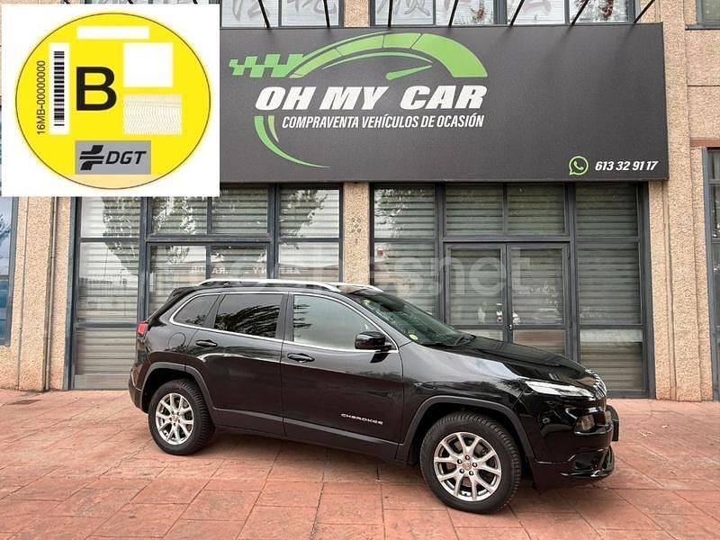 Negro Usado 2015 Jeep Cherokee Longitude SUV | 17.999 € (Precio justo) - Imagen 1/4