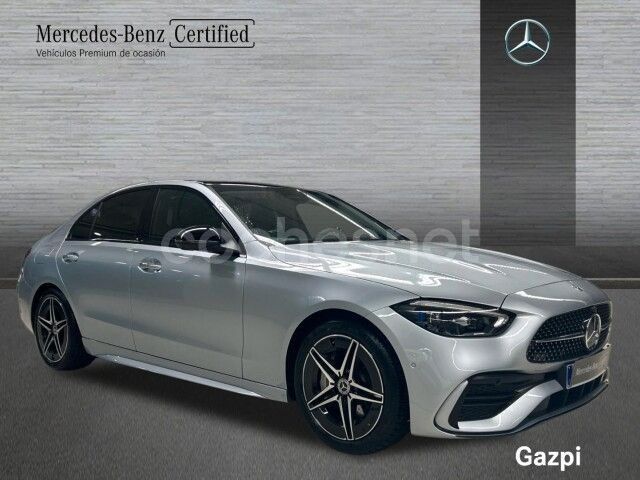 Usado Mercedes C200 163 CV (119 kW) 2024 Gris / plata Berlina