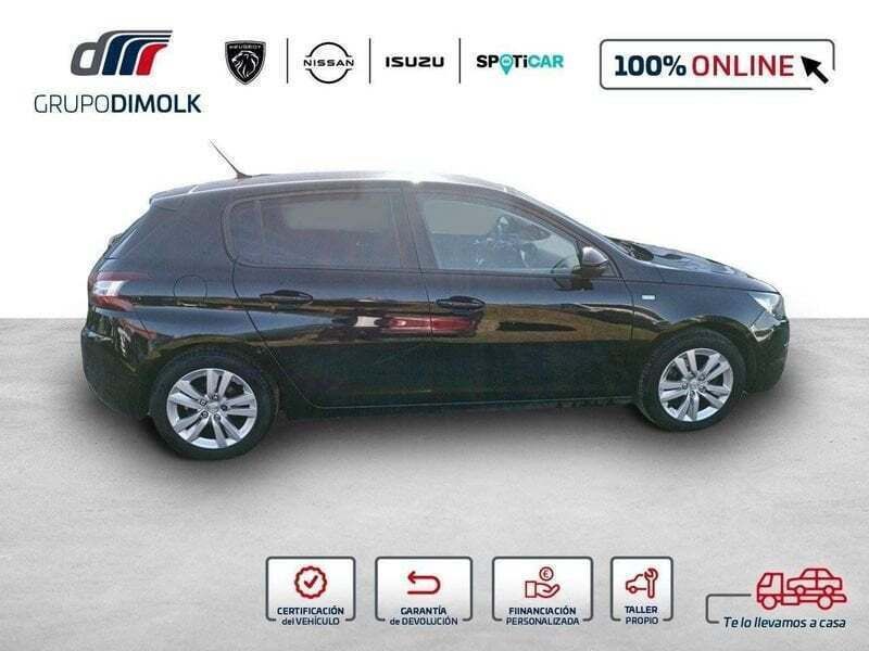 Usado Peugeot 308 Active 130 CV (95 kW) 2017 Negro Utilitario
