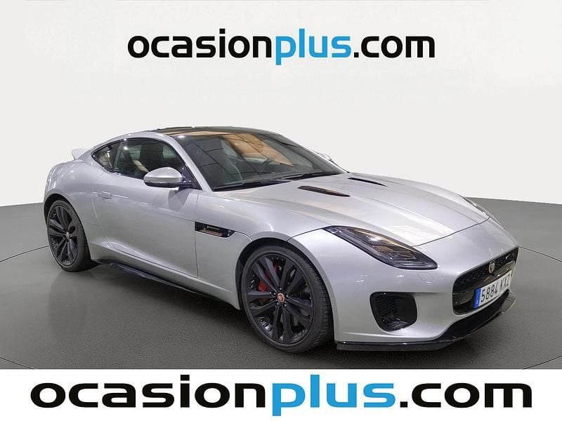 Usado Jaguar F-Type R-Dynamic 300 CV (220 kW) 2019 Gris Coupe