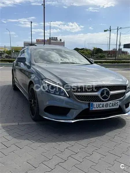 Usado Mercedes CLS350 Shooting Brake 258 CV (189 kW) 2016 Gris / plata Familiar