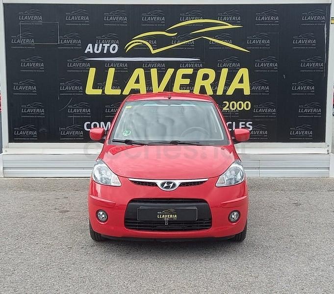Usado Hyundai i10 Comfort 78 CV (57 kW) 2009 Rojo Utilitario