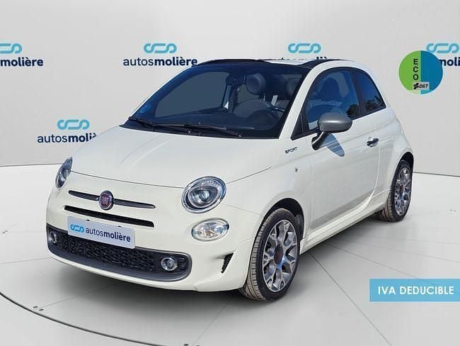 Blanco Usado 2022 Fiat 500 Sport Descapotable | 11.690 € (Precio justo) - Imagen 1/4