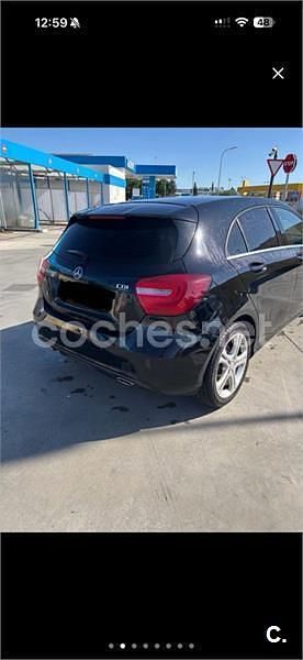 Usado Mercedes A200 Urban 136 CV (100 kW) 2013 Negro Berlina