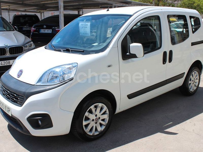 Blanco Usado 2019 Fiat Qubo Lounge Monovolumen | 10.890 € (Precio justo) - Imagen 1/4