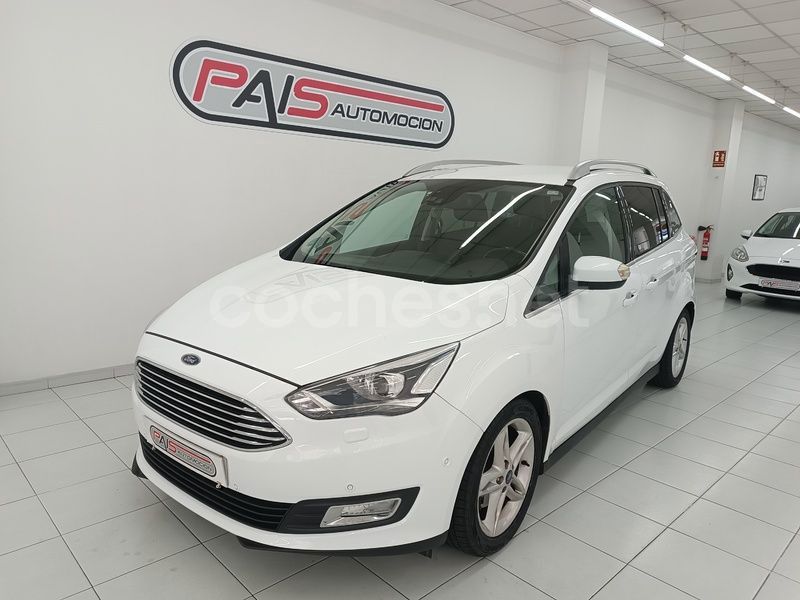 Blanco Usado 2017 Ford Grand C-Max Titanium Monovolumen | 13.490 € - Imagen 1/4