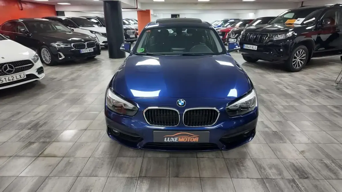 Usado BMW 116 109 CV (80 kW) 2019 Azul Utilitario