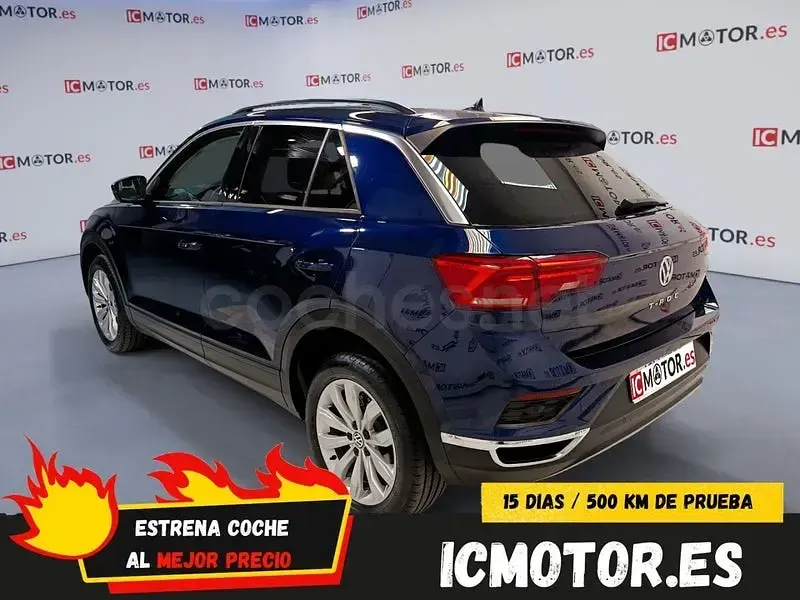 Usado VW T-Roc Advance 150 CV (110 kW) 2018 Azul SUV