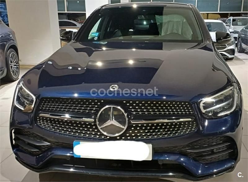 Usado Mercedes GLC300 245 CV (180 kW) 2020 Azul Coupe