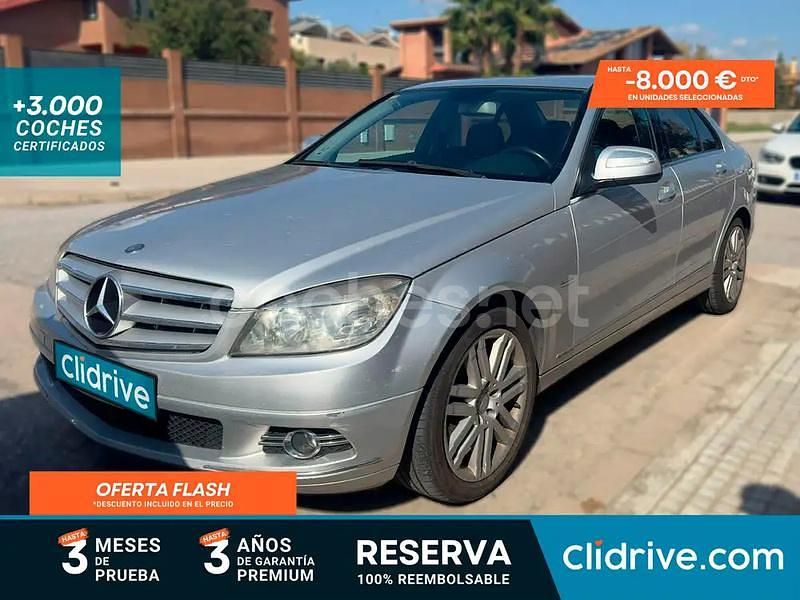 Gris / plata Usado 2007 Mercedes C200 Avantgarde Berlina | 6490 € (Precio justo) - Imagen 1/3
