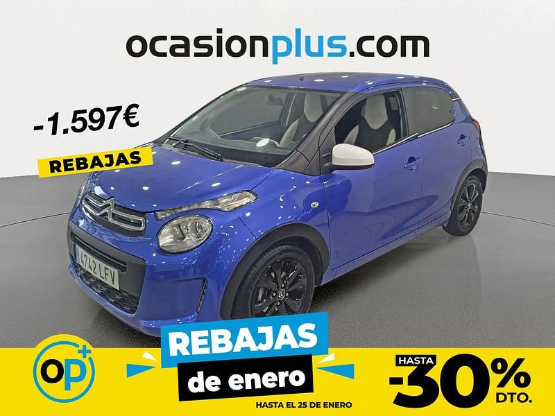 Azul Usado 2020 Citroën C1 Utilitario | 8890 € (Precio justo) - Imagen 1/4
