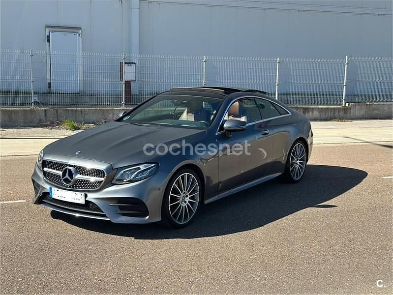 Usado Mercedes E220 194 CV (142 kW) 2017 Gris / plata Coupe